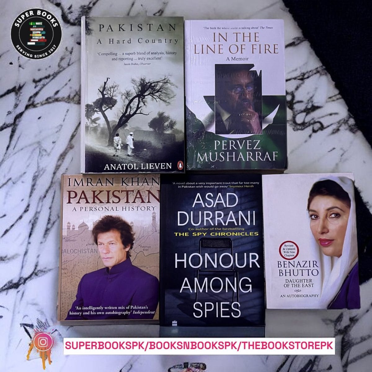 PACK OF 5 HISTORY/POLITICS BOOKS - Image 1