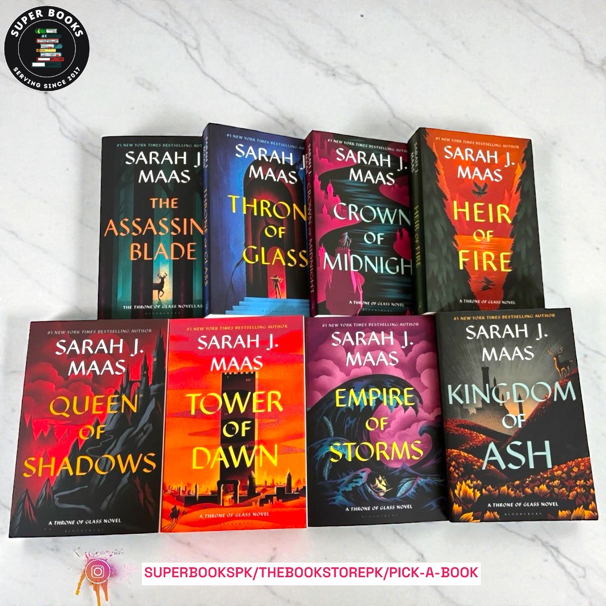 Photoroom_20251225_042935 Throne of Glass Series by Sarah J. Maas - Image 1