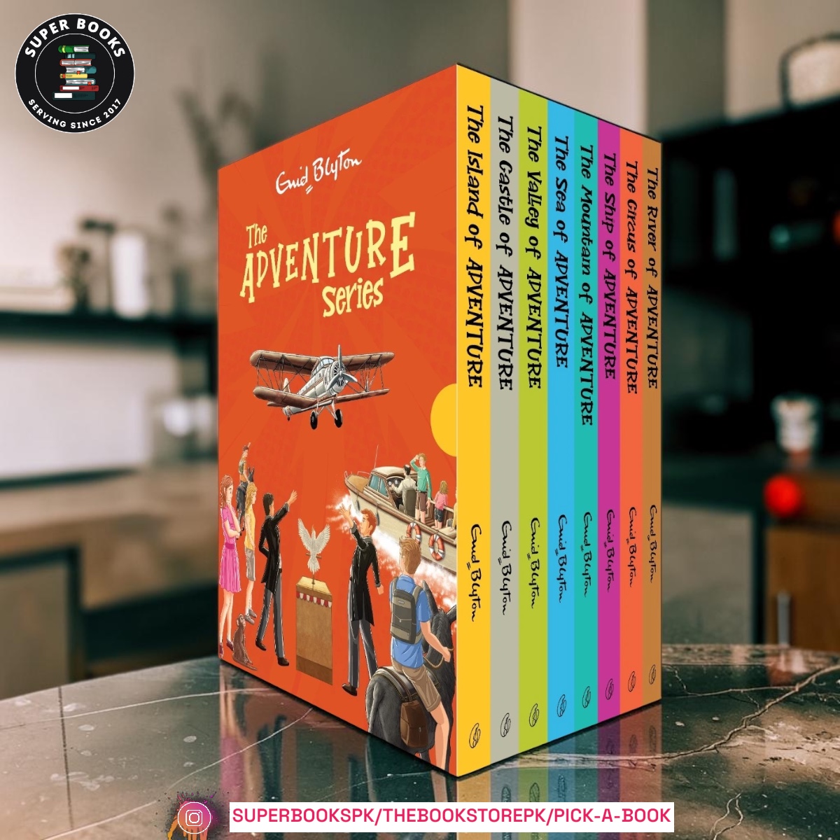 Photoroom_20260614_051837 The adventure Series (8 Books Box Set) BY Enid Blyton - Image 1