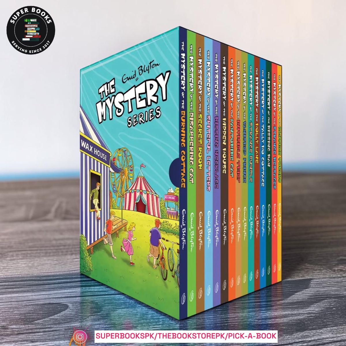 Photoroom_20260614_052000 The Mystery Series (15 Books Set) by Enid Blyton - Image 1