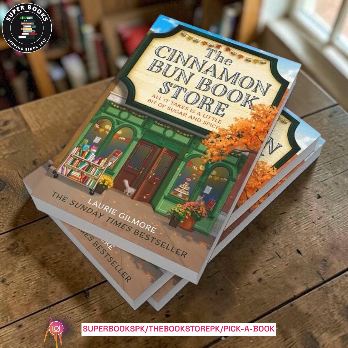 Photoroom_20260718_033735 The Cinnamon Bun Book Store by Laurie Gilmore - Image 1