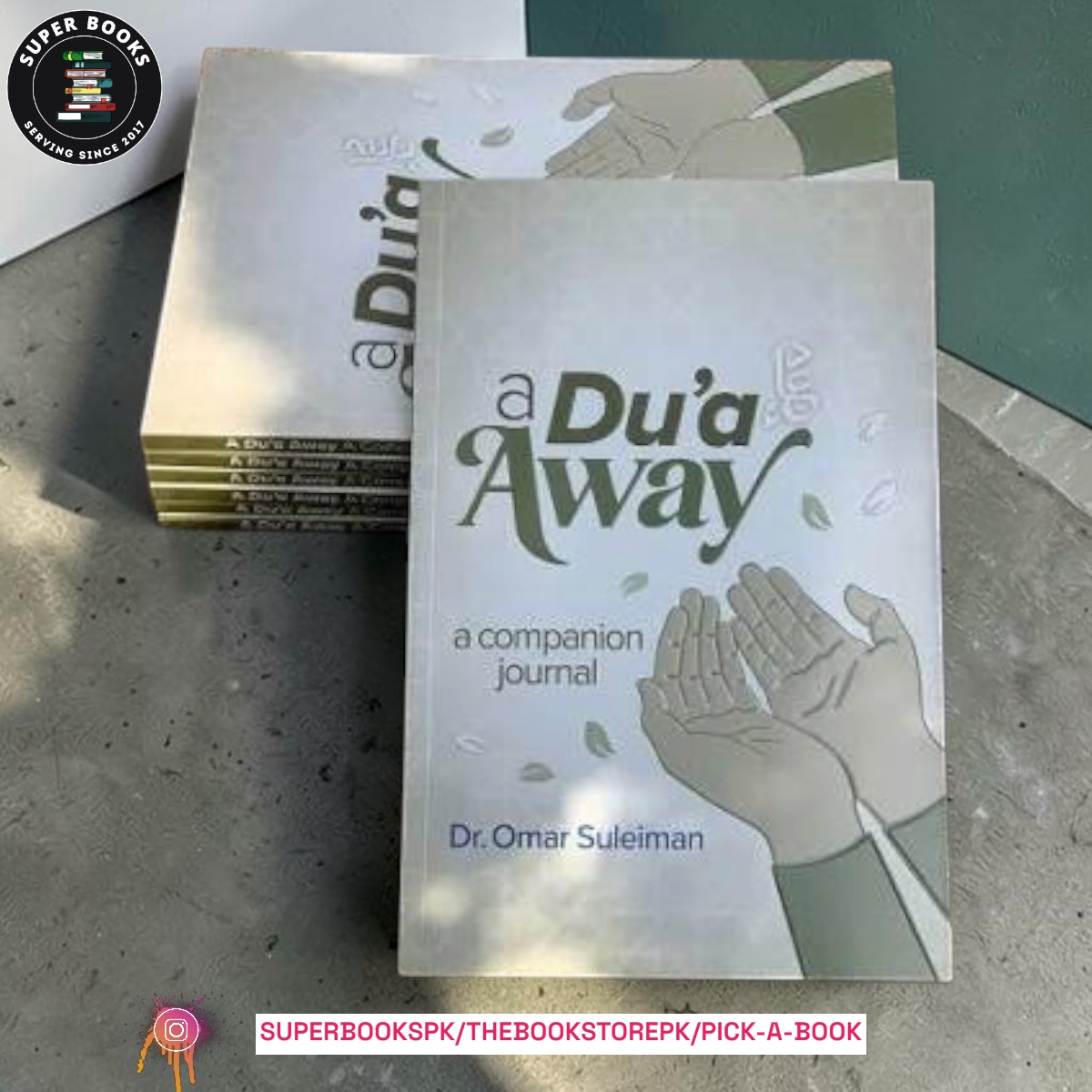 Photoroom_20260718_033830 A Du'a Away: A Companion Journal by Omar Suleiman - Image 1