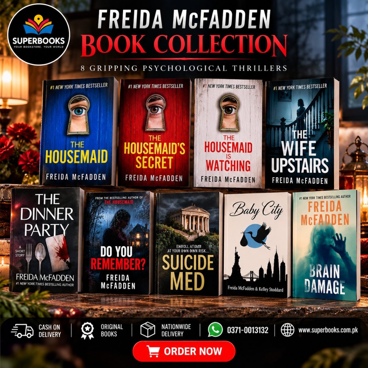 Freida McFadden Collection – 8 Gripping Psychological Thrillers - Image 1
