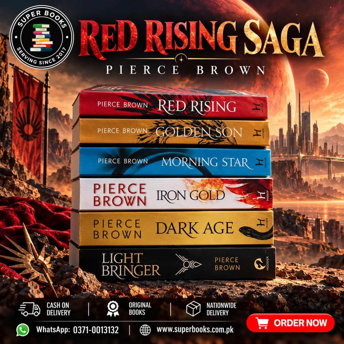 IMG_5192 Red Rising Saga by Pierce Brown - Image 1