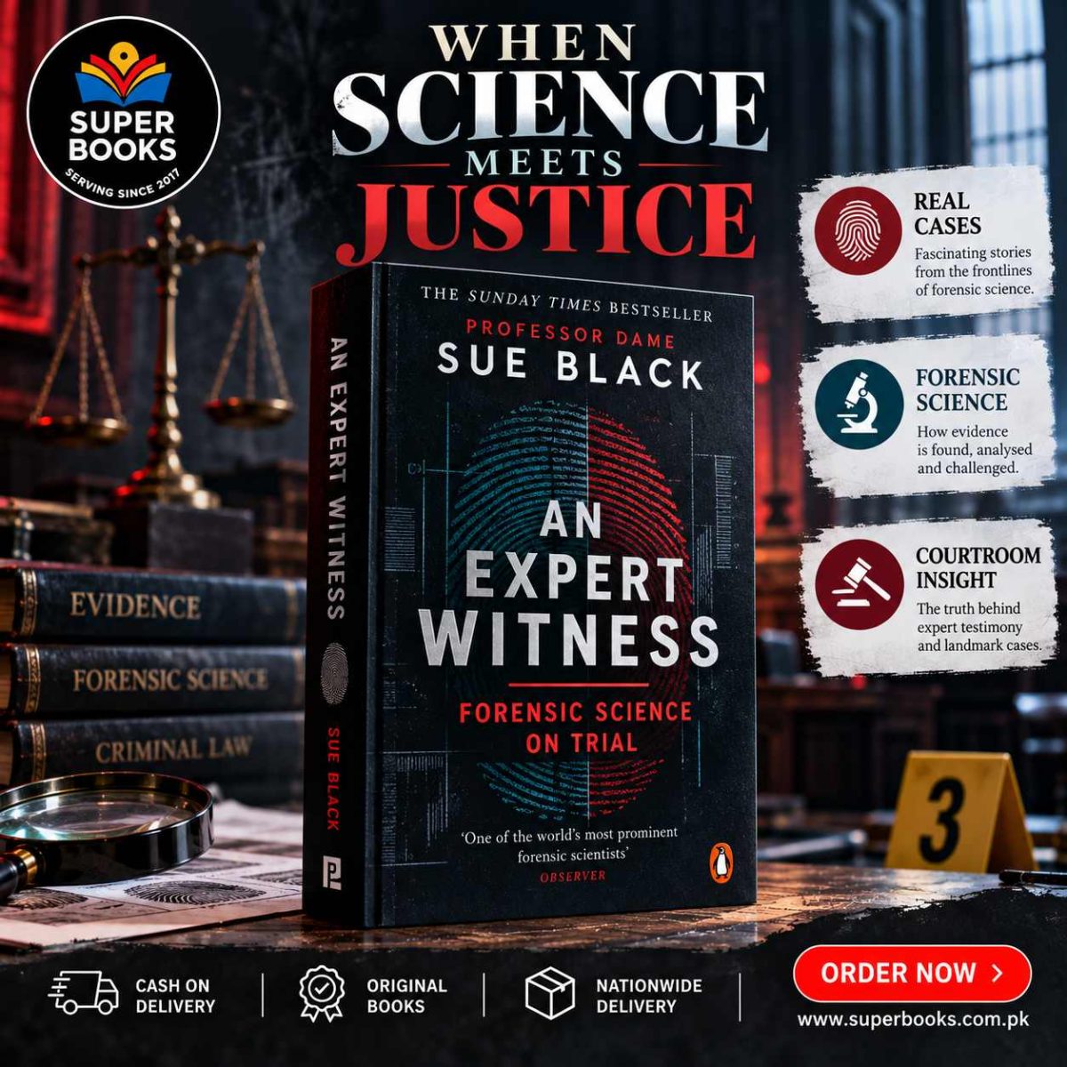 an_expert_witness_superbooks An Expert Witness: The Story of Forensic Science in the Courtroom by Sue Black - Image 1