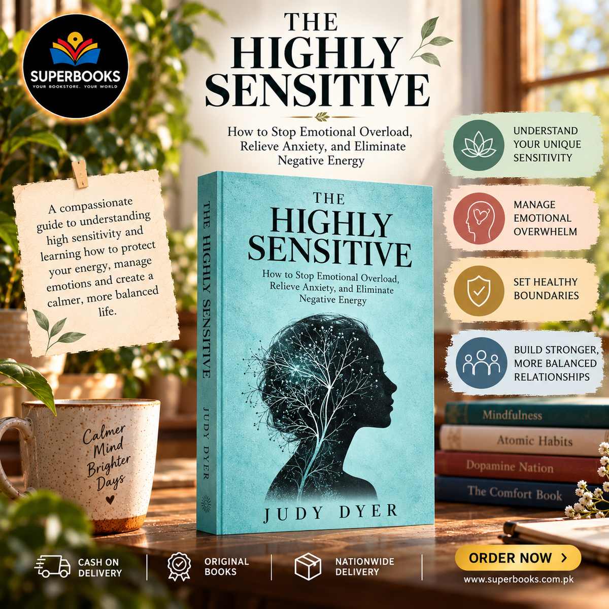 the_highly_sensitive_goodreads_cover_superbooks The Highly Sensitive: How to Find Inner Peace, Develop Your Gifts, and Thrive by Judy Dyer - Image 1