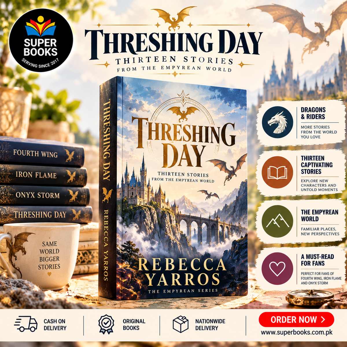 threshing_day_light_background_superbooks Threshing Day by Rebecca Yarros - Image 1